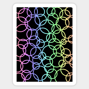 COLOR Circle Abstract Sticker